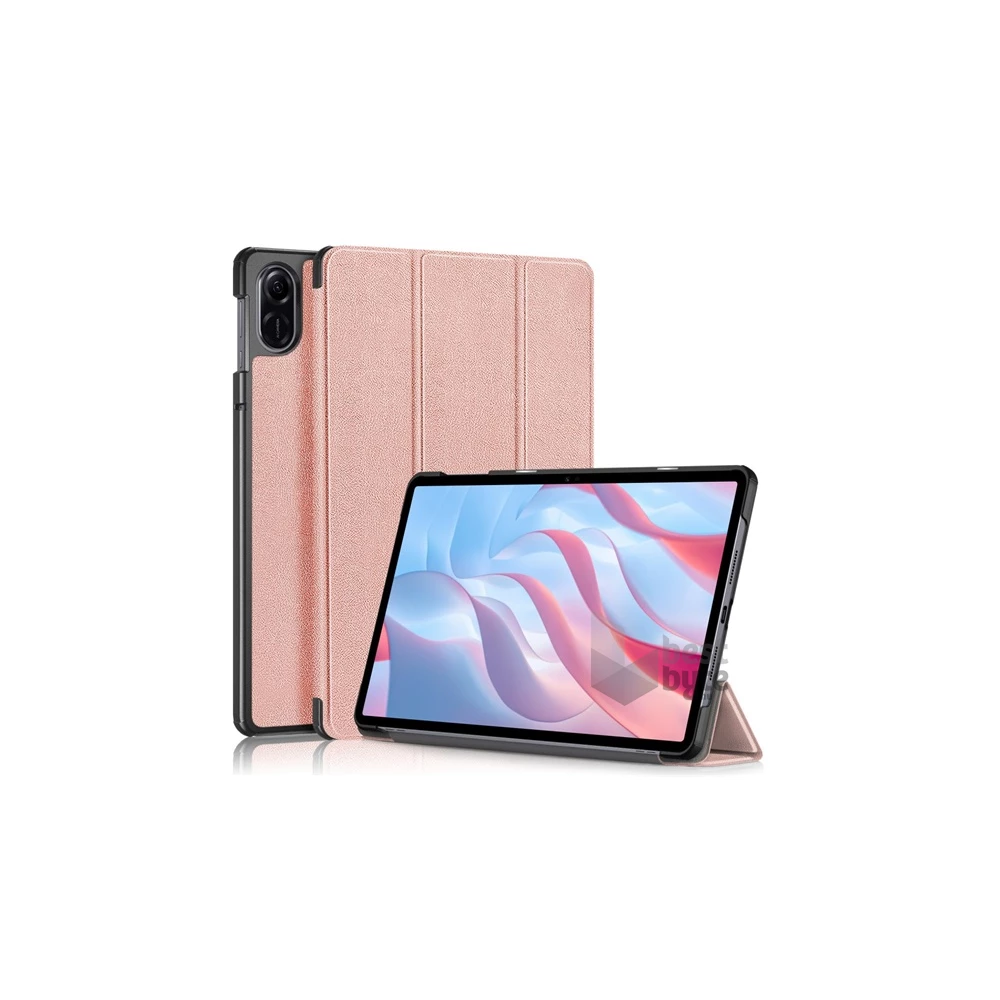 Gigapack GP-147587 Honor Pad X9 rózsaarany bőr hatású oldalra nyíló tok