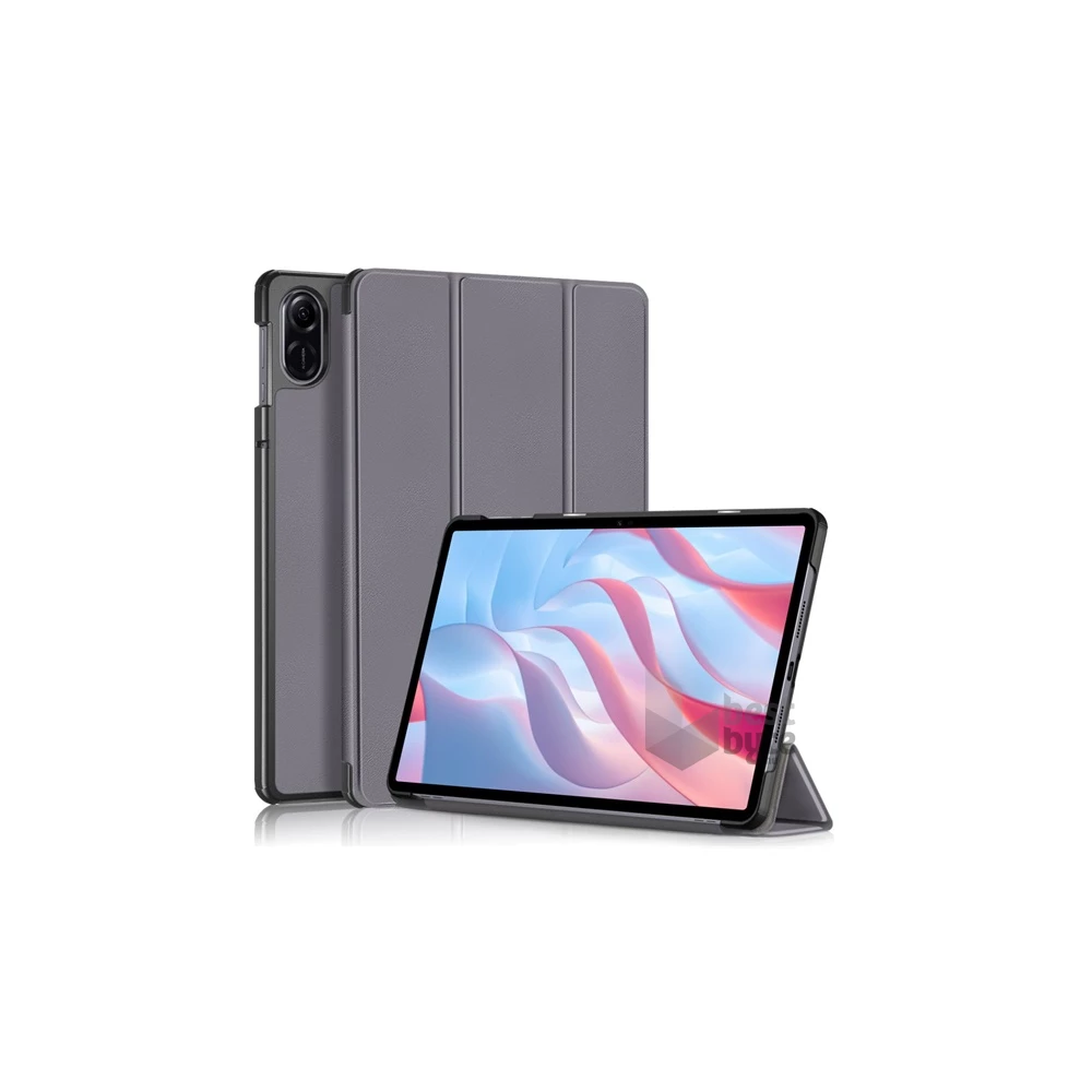 Gigapack GP-147589 Honor Pad X9 szürke bőr hatású oldalra nyíló tok
