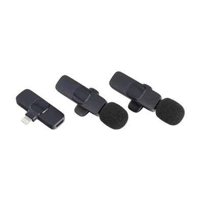 Gigapack GP-148547 2db Bluetooth csiptethető fekete csiptetős mikrofon