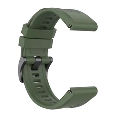 Gigapack GP-149207 Garmin Fenix 7S Solar / Fenix 7S Sapphire / Fenix 7S Pro Solar 20mm sötétzöld szilikon óraszíj