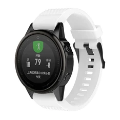 Gigapack GP-149209 Garmin Fenix 7S Solar / Fenix 7S Sapphire / Fenix 7S Pro Solar 20mm fehér szilikon óraszíj