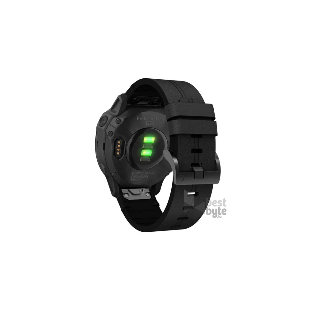 Gigapack GP-149246 Garmin Epix Pro (Gen2) 42mm / Fenix 7S Pro Solar / Fenix 5S Plus 20mm fekete bőr hatású óraszíj