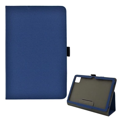 Gigapack GP-149360 T Tablet 5G ( 2023 ) sötétkék textil hatású oldalra nyíló tok