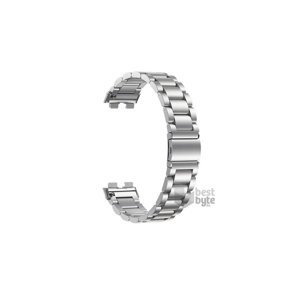 Gigapack GP-150420 Huawei Band 9 / Band 8 20mm ezüst fém óraszíj