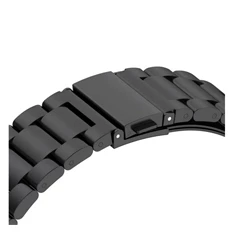 Gigapack GP-150423 Huawei Band 9 / Band 8 20mm fekete rozsdamentes acél óraszíj