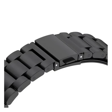 Gigapack GP-150423 Huawei Band 9 / Band 8 20mm fekete rozsdamentes acél óraszíj