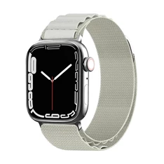 Gigapack GP-150425 Apple Watch Series 9 41mm / Watch Series 8 41mm / Watch Series 7 41mm fehér nylon óraszíj