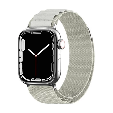 Gigapack GP-150425 Apple Watch Series 9 41mm / Watch Series 8 41mm / Watch Series 7 41mm fehér nylon óraszíj