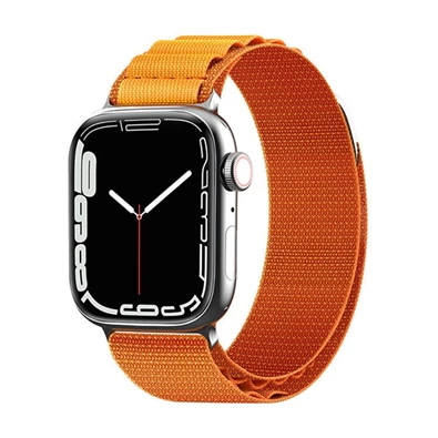 Gigapack GP-150427 Apple Watch Series 9 41mm / Watch Series 8 41mm / Watch Series 7 41mm narancs nylon óraszíj