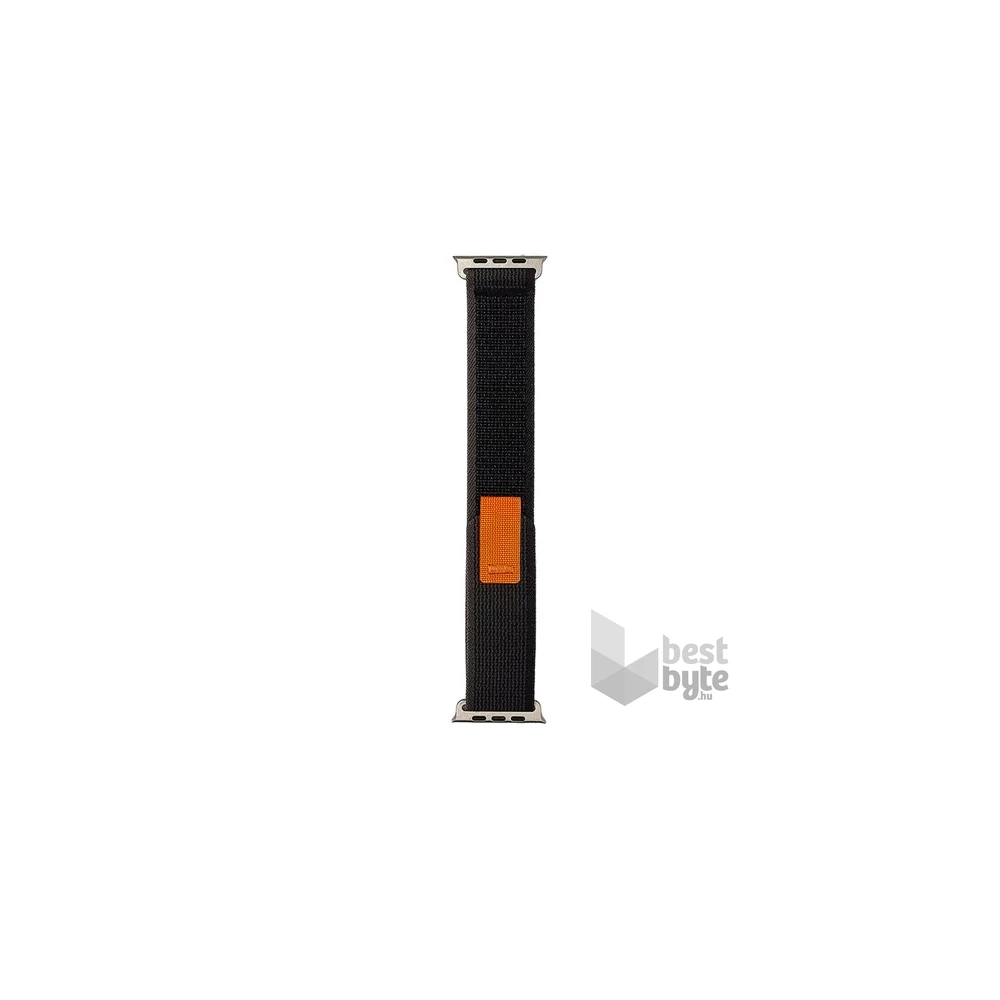 Gigapack GP-150431 Apple Watch Series 9 41mm / Watch Series 7 41mm / Watch Series 8 41mm fekete nylon óraszíj