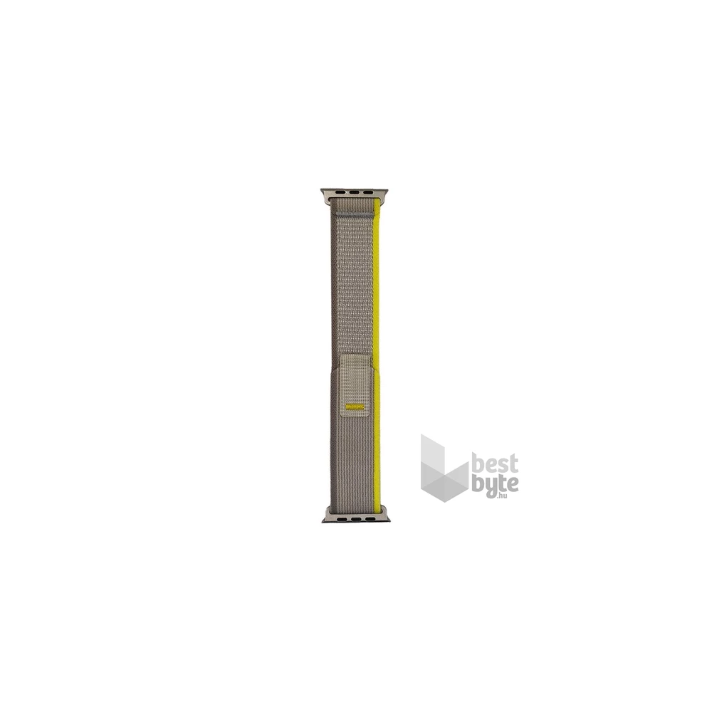 Gigapack GP-150434 Apple Watch Series 9 41mm / Watch Series 8 41mm / Watch Series 7 41mm világosszürke nylon óraszíj