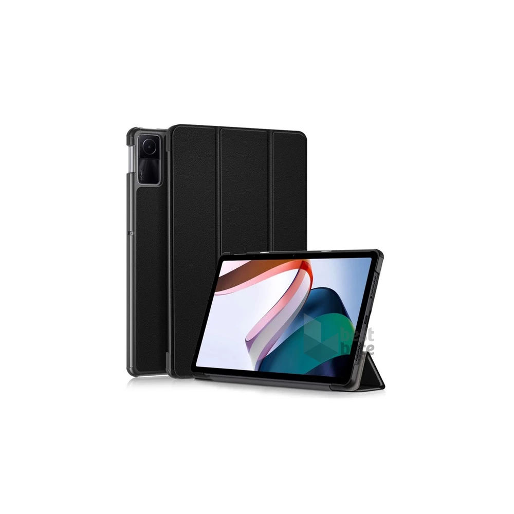 Gigapack GP-150452 Xiaomi Redmi Pad SE fekete bőr hatású oldalra nyíló tok