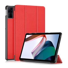 Gigapack GP-150453 Xiaomi Redmi Pad SE piros bőr hatású oldalra nyíló tok