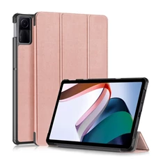 Gigapack GP-150454 Xiaomi Redmi Pad SE rózsaarany bőr hatású oldalra nyíló tok