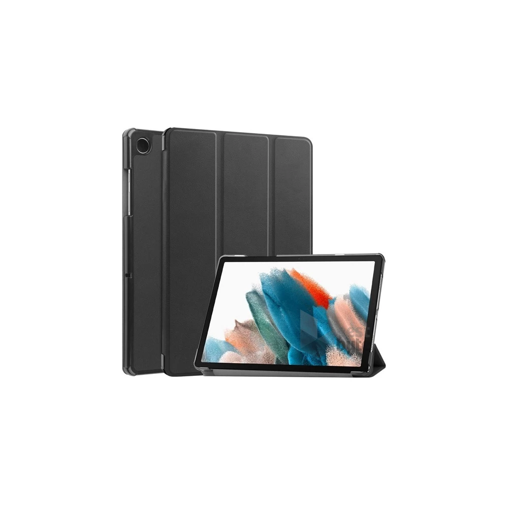 Gigapack GP-150662 Samsung Galaxy Tab A9 LTE (SM-X115)/Galaxy Tab A9 WIFI (SM-X110) fekete bőr hatású oldalra nyíló tok