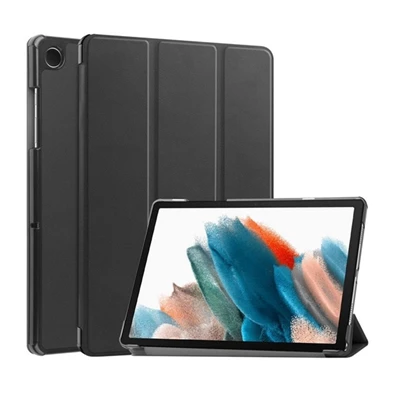 Gigapack GP-150662 Samsung Galaxy Tab A9 LTE (SM-X115)/Galaxy Tab A9 WIFI (SM-X110) fekete bőr hatású oldalra nyíló tok