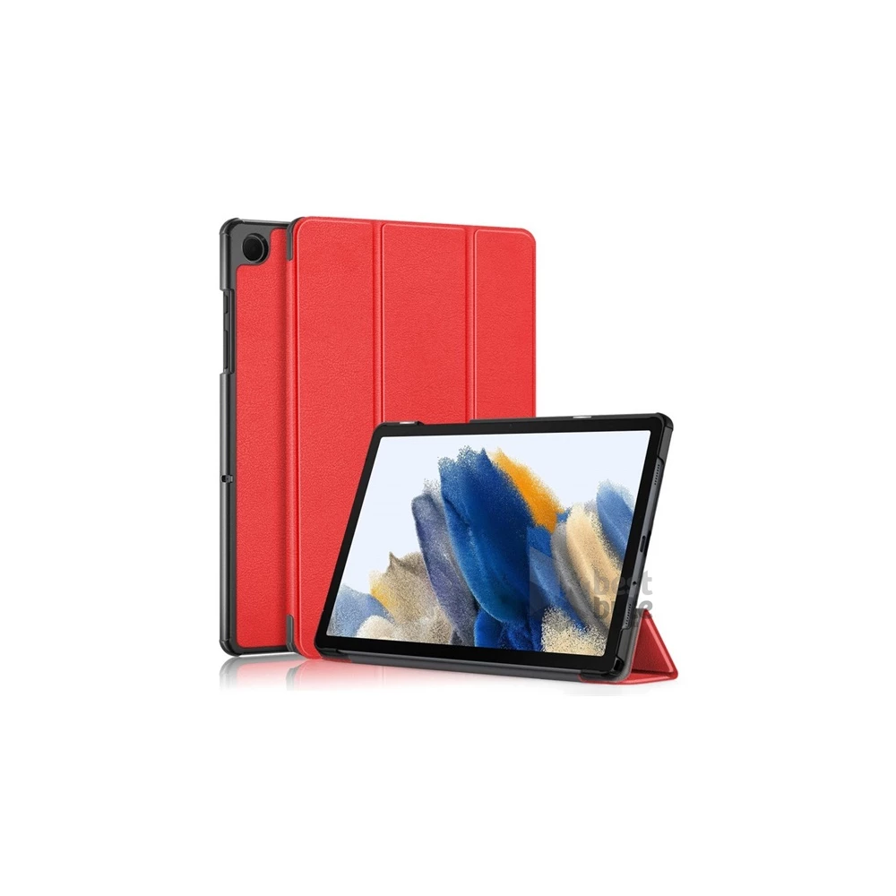 Gigapack GP-150666 Galaxy Tab A9 Plus 5G (SM-X216) / A9 Plus WIFI (SM-X210) piros bőr hatású oldalra nyíló tok