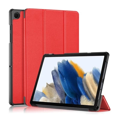 Gigapack GP-150666 Galaxy Tab A9 Plus 5G (SM-X216) / A9 Plus WIFI (SM-X210) piros bőr hatású oldalra nyíló tok