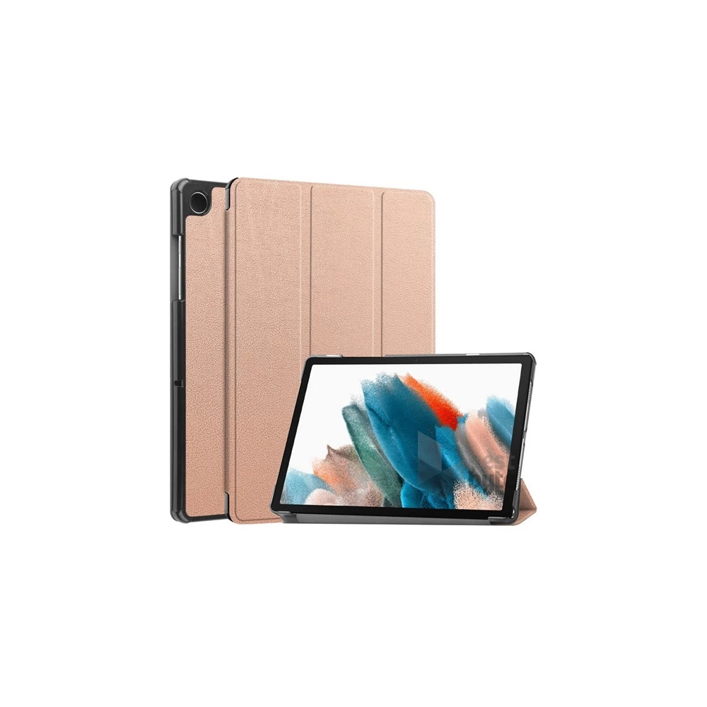 Gigapack GP-150667 Samsung Galaxy Tab A9 LTE (SM-X115)/WIFI (SM-X110) rózsaarany bőr hatású oldalra nyíló tok