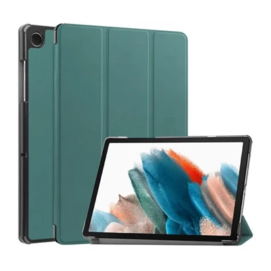 Gigapack GP-150671 Samsung Galaxy Tab A9 LTE (SM-X115)/WIFI (SM-X110) sötétzöld bőr hatású oldalra nyíló tok