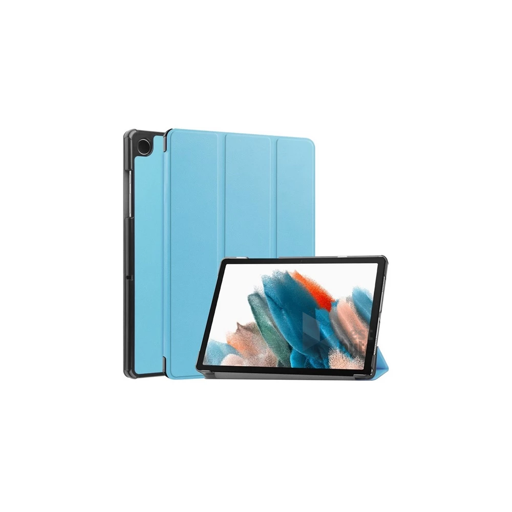 Gigapack GP-150675 Samsung Galaxy Tab A9 LTE (SM-X115)/WIFI (SM-X110) világoskék bőr hatású oldalra nyíló tok