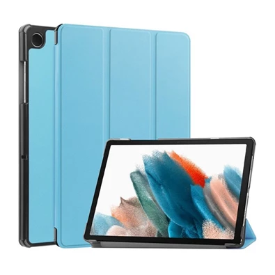 Gigapack GP-150675 Samsung Galaxy Tab A9 LTE (SM-X115)/WIFI (SM-X110) világoskék bőr hatású oldalra nyíló tok