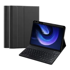 Gigapack GP-153057 Xiaomi Pad 6 fekete bőr hatású billentyűzetes tok
