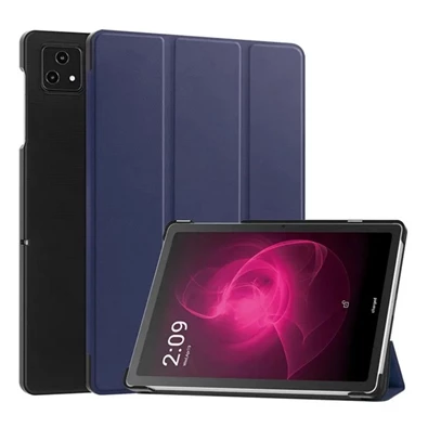 Gigapack GP-153196 T Tablet 5G ( 2023 ) sötétkék bőr hatású oldalra nyíló tok