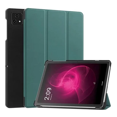 Gigapack GP-153197 T Tablet 5G ( 2023 ) sötétzöld bőr hatású oldalra nyíló tok