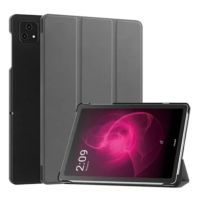 Gigapack GP-153198 T Tablet 5G ( 2023 ) sötétszürke bőr hatású oldalra nyíló tok