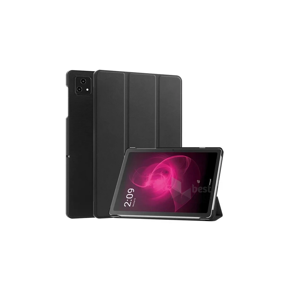 Gigapack GP-153201 T Tablet 5G ( 2023 ) fekete bőr hatású oldalra nyíló tok