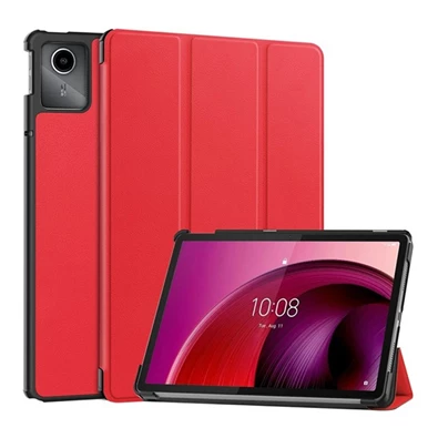 Gigapack GP-155063 Lenovo Tab M11 (TB330) piros bőr hatású oldalra nyíló tok