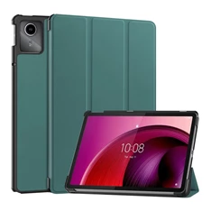 Gigapack GP-155067 Lenovo Tab M11 (TB330) sötétzöld bőr hatású oldalra nyíló tok