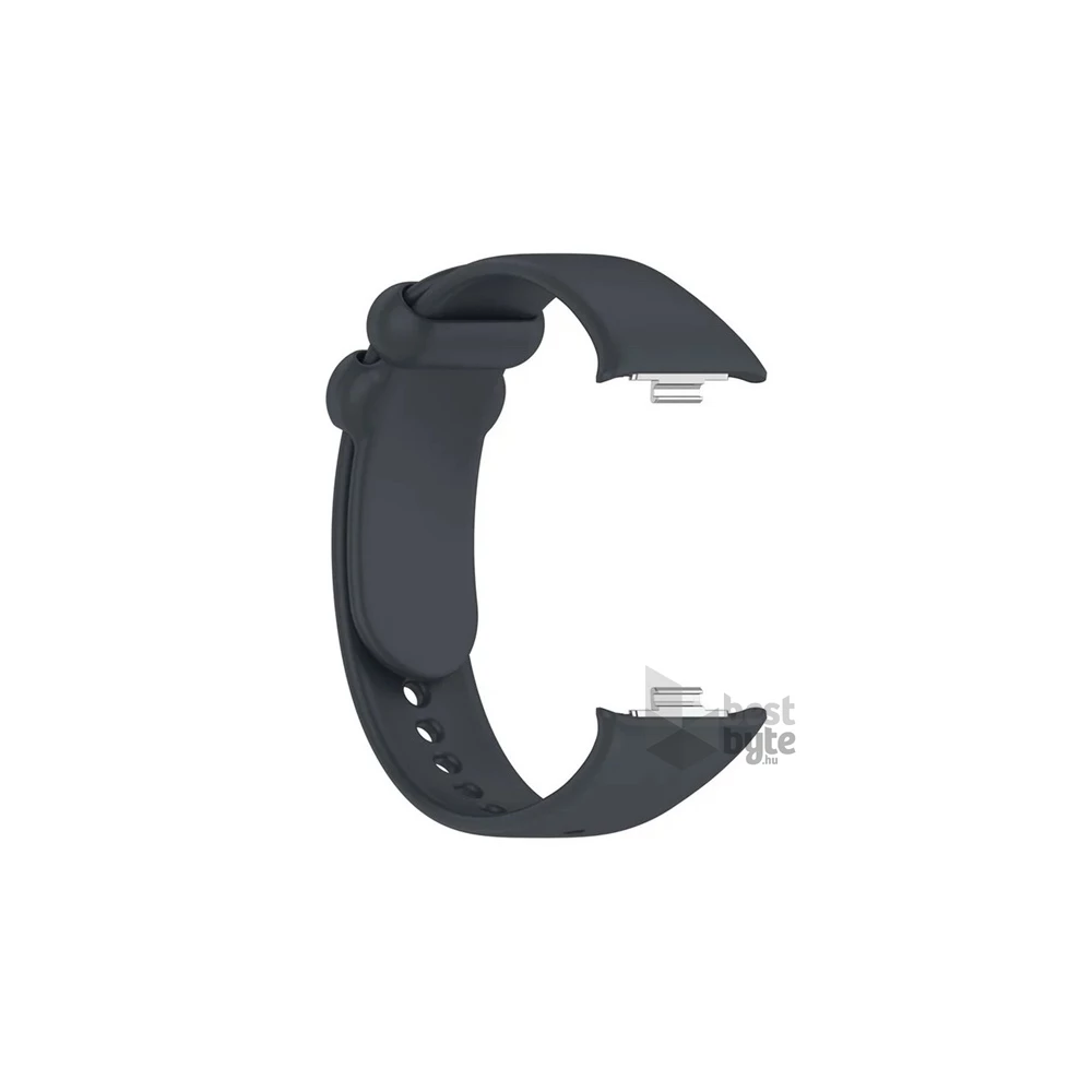 Gigapack GP-155138 Xiaomi Smart Band 8 Pro / Redmi Watch 4 sötétszürke szilikon óraszíj