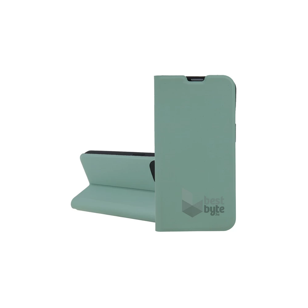 Gigapack GP-156350 Galaxy A14 5G (SM-A146) / Galaxy A14 4G (SM-A145) világoszöld bőr hatású oldalra nyíló tok