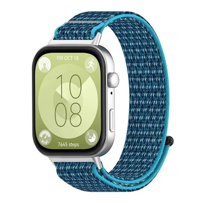Gigapack GP-158984 Huawei Watch Fit 3 sötétkék nylon óraszíj