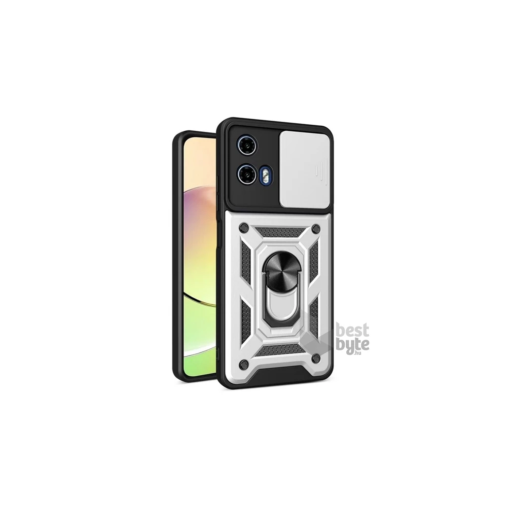 Gigapack GP-159060 Motorola Moto E14 (XT2421–14) / Moto G24 / Moto G04 ezüst műanyag hátlap