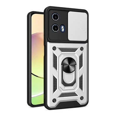 Gigapack GP-159060 Motorola Moto E14 (XT2421–14) / Moto G24 / Moto G04 ezüst műanyag hátlap