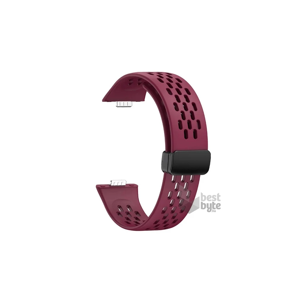 Gigapack GP-159413 Huawei Watch Fit 3 bordó szilikon óraszíj