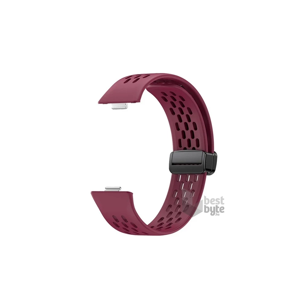 Gigapack GP-159413 Huawei Watch Fit 3 bordó szilikon óraszíj