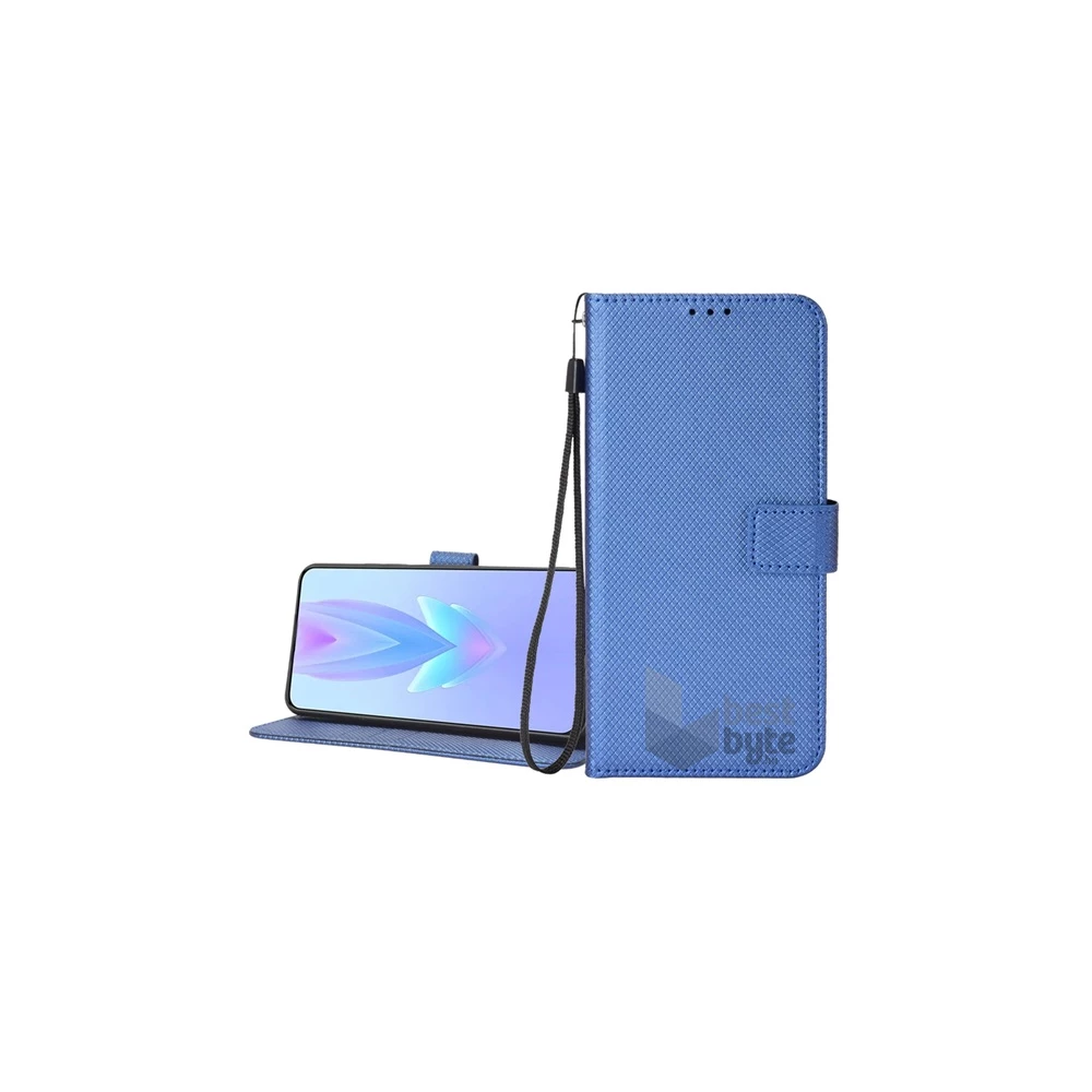 Gigapack GP-159740 Honor Magic6 Pro 5G sötétkék bőr hatású oldalra nyíló tok