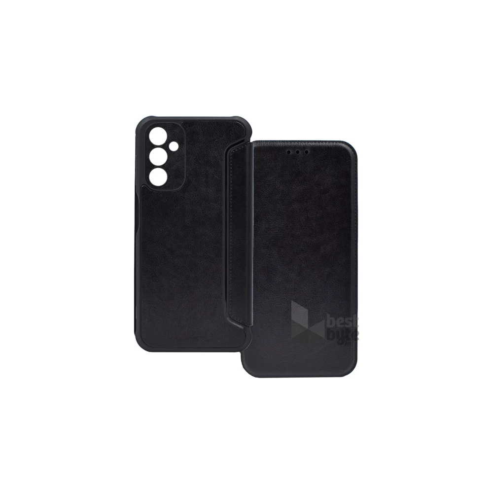 Gigapack GP-159784 Galaxy A15 5G (SM-A156) / Galaxy A15 (SM-A155) fekete bőr hatású oldalra nyíló tok