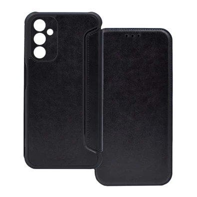Gigapack GP-159784 Galaxy A15 5G (SM-A156) / Galaxy A15 (SM-A155) fekete bőr hatású oldalra nyíló tok