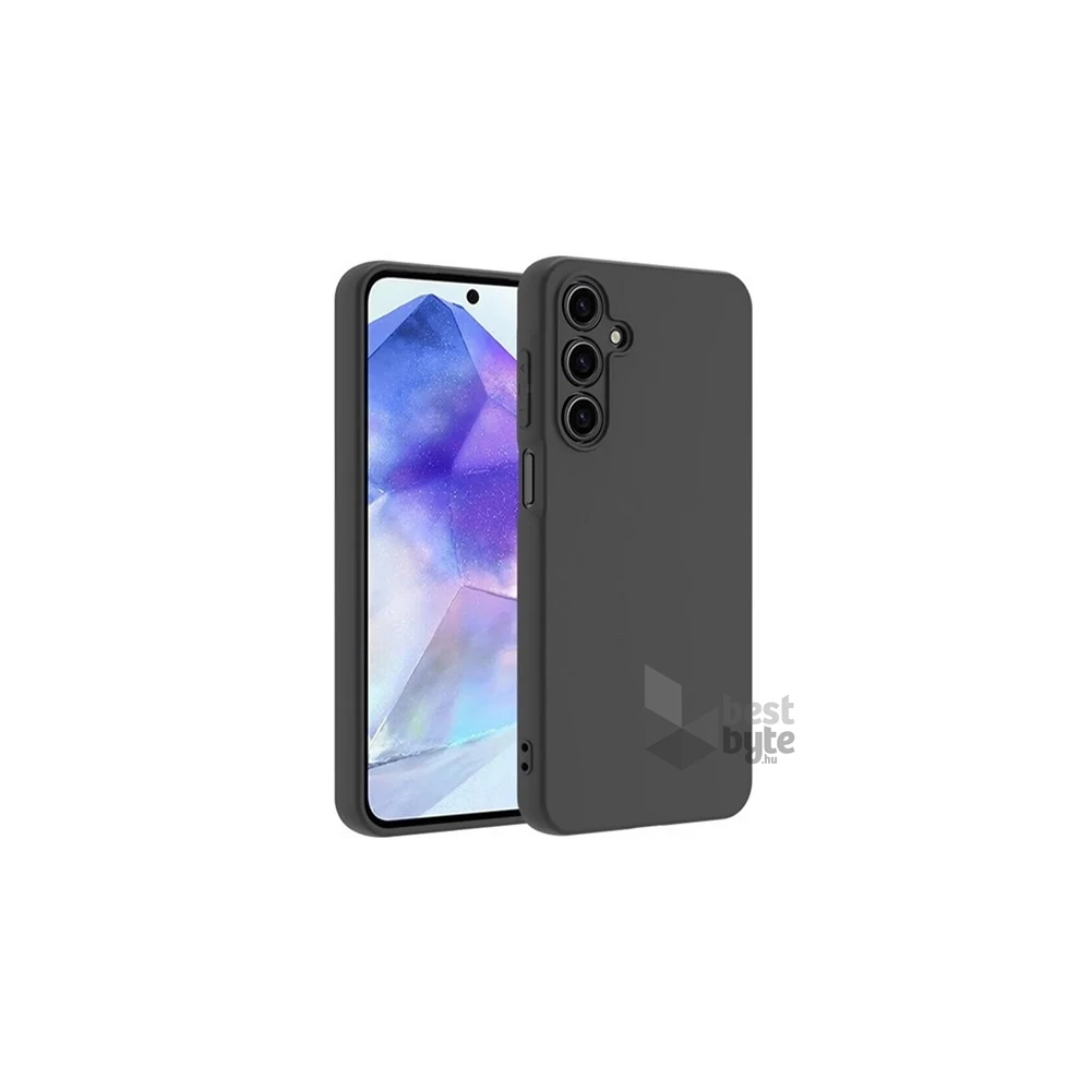 Gigapack GP-161614 Galaxy A16 (SM-A166) fekete szilikon hátlap