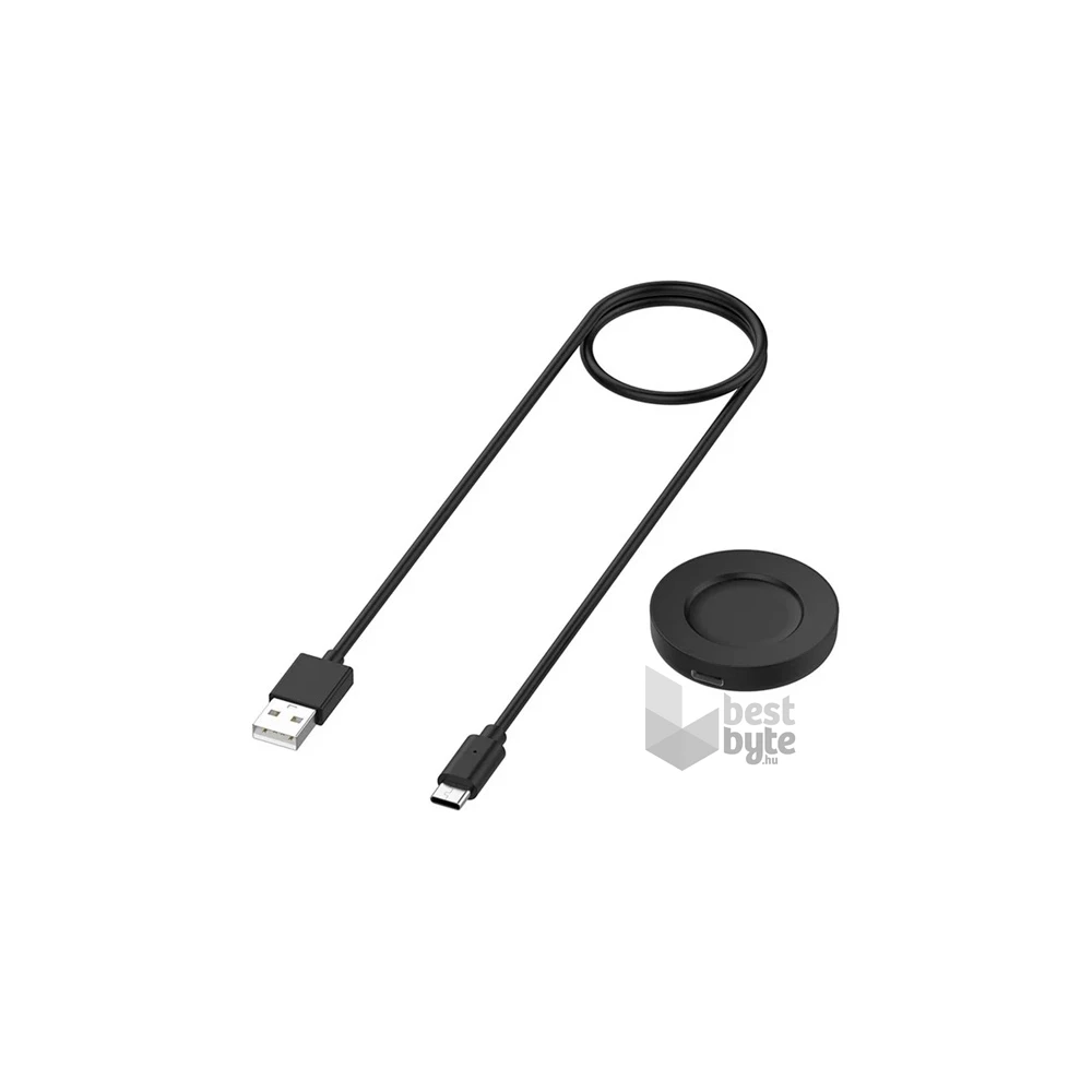 Gigapack GP-161757 1m Xiaomi Watch S1 GL / Watch S1 fekete mágneses töltőkábel