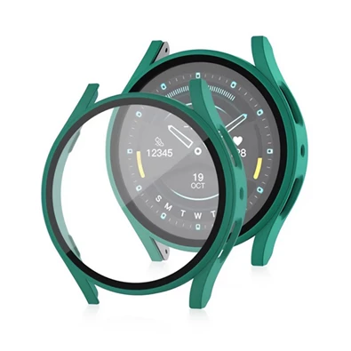 Gigapack GP-162700 Galaxy Watch 7 eSIM 40mm (SM-L305) / Watch 7 40mm (SM-L300) sötétzöld műanyag tok + kijelzővédő