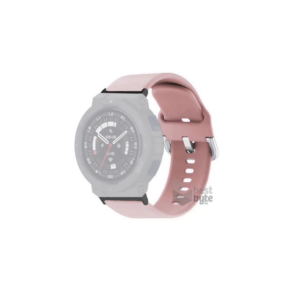 Gigapack GP-164608 Amazfit Active Edge rózsaszín szilikon óraszíj