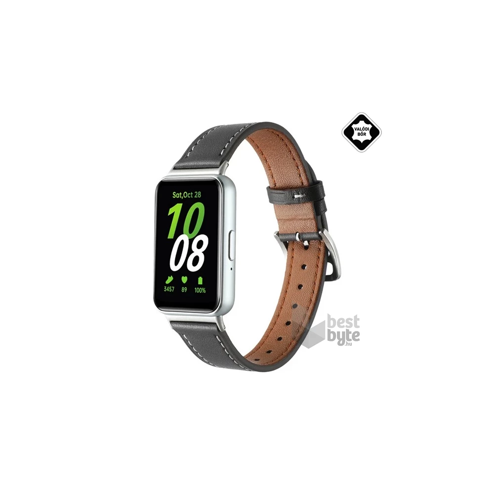 Gigapack GP-164651 Galaxy Fit 3 fekete bőr óraszíj