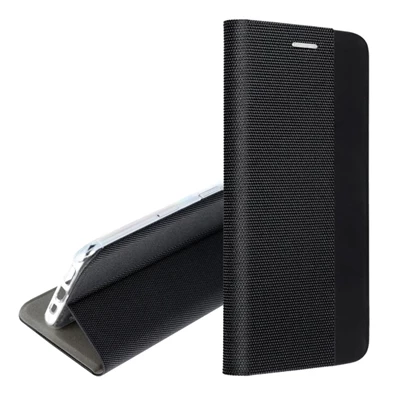 Gigapack GP-165325 Galaxy S25 Plus (SM-S936) fekete bőr hatású oldalra nyíló tok