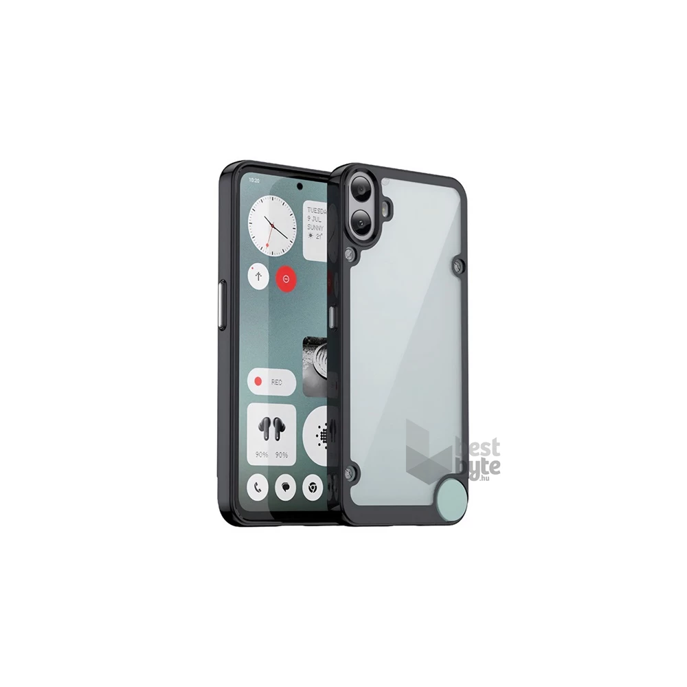 Gigapack GP-167744 Nothing CMF Phone 1 fekete szilikon hátlap